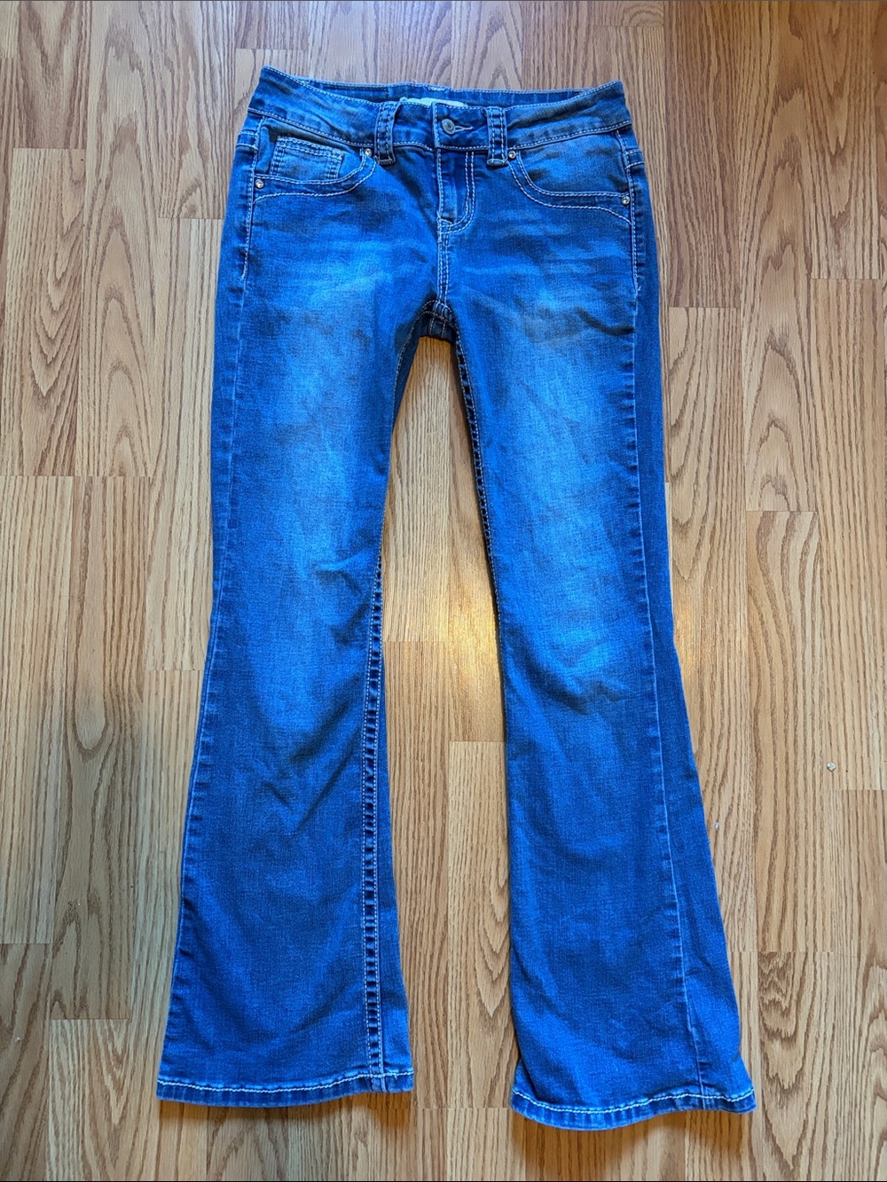Shyanne Women's Blue Flare Jeans